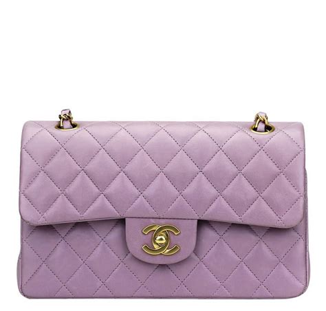 Chanel light purple flap bag